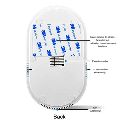 Stylish Ozone and Oxygen Negative Ionizer Purification 3D - White